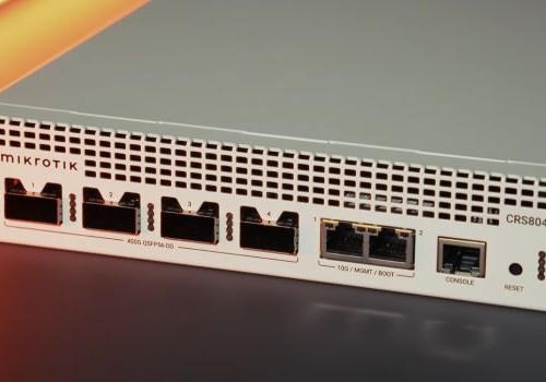 MikroTik CRS804 DDQ Announced 4-Port 400GbE Switch
